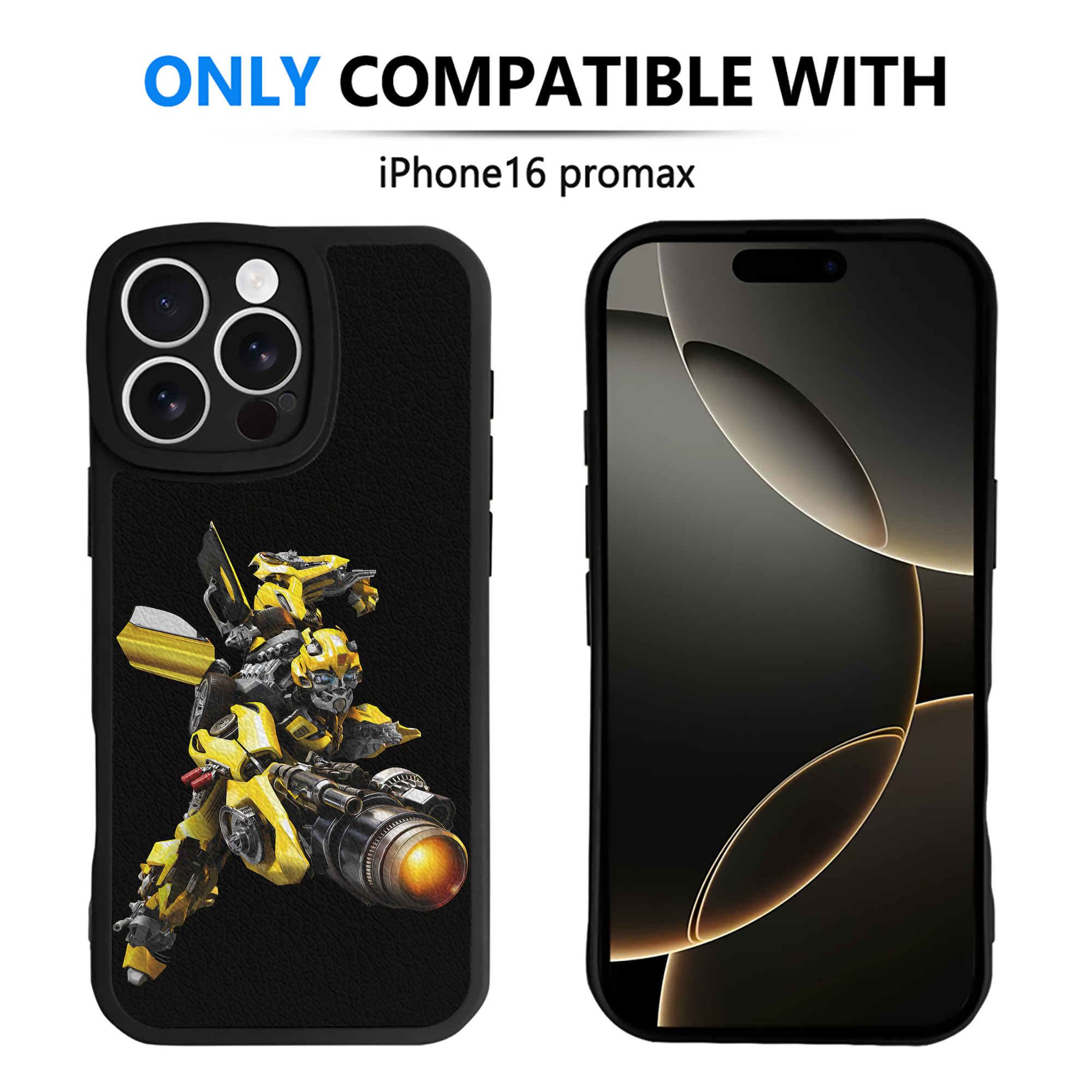 （画像用） Transformers トランスフォーマー 【iPhone 16シリーズ対応】シリコンスマホケース（レザー調） 材質：シリコン